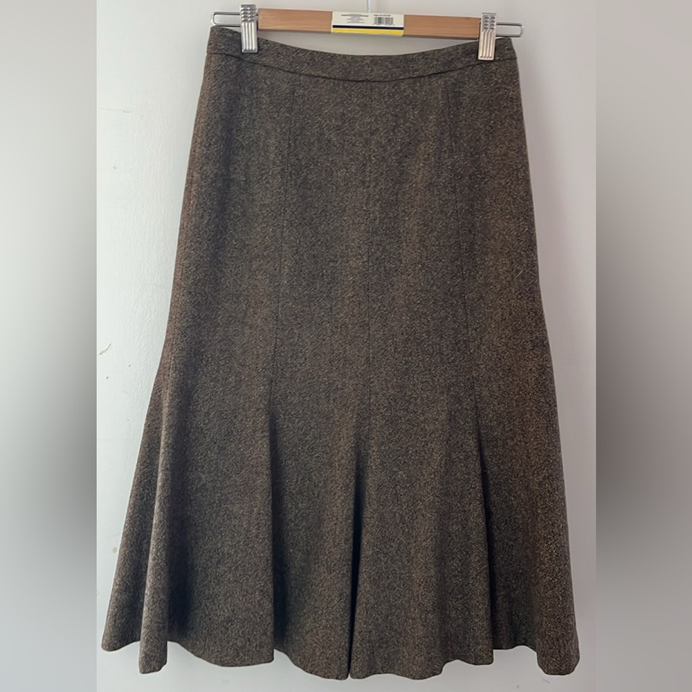 Eddie Bauer brown wool women’s skirt